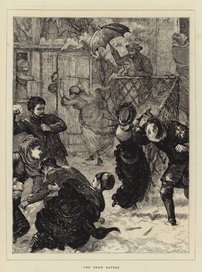 La batalla de nieve de Mary Ellen Edwards
